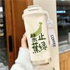 No Burnt Green Thermos Cup for Men and Women 1011 New High Value Large Capacity Small Go Out Portable 111 Stainless Steel