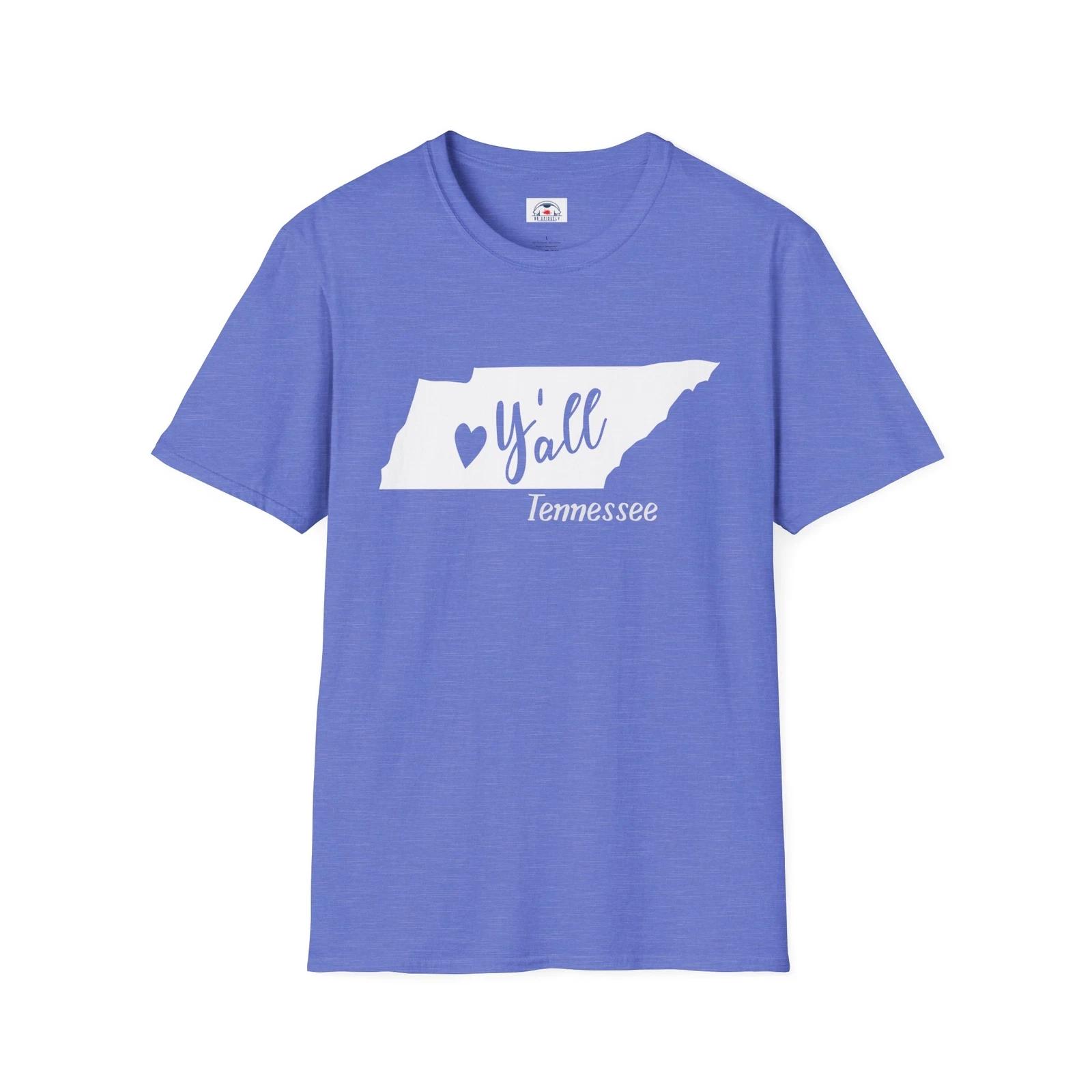 Y all Love Tennessee T-Shirt Souvenir Tee Southern Pride Shirt Gift for Him/Her S
