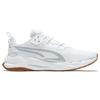 Puma Lépéshossz Kényelmes Tartós Légáteresztő Alacsony szárú Alkalmi Futócipő Unisex Sneakerek Fehér Barna 389422-02