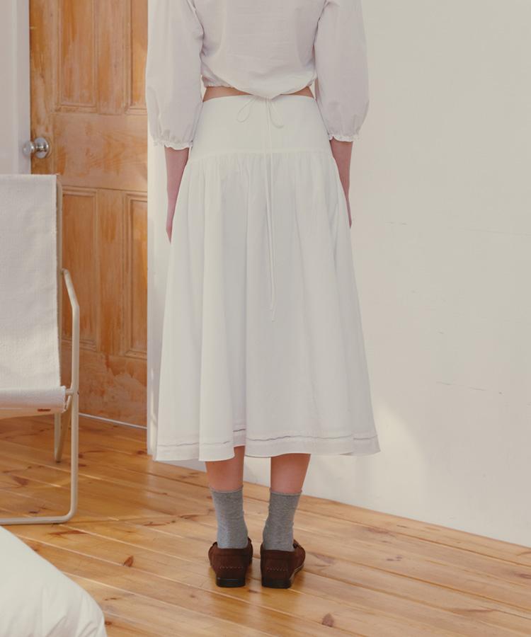 Seuleoum Simone Shirring Skirt