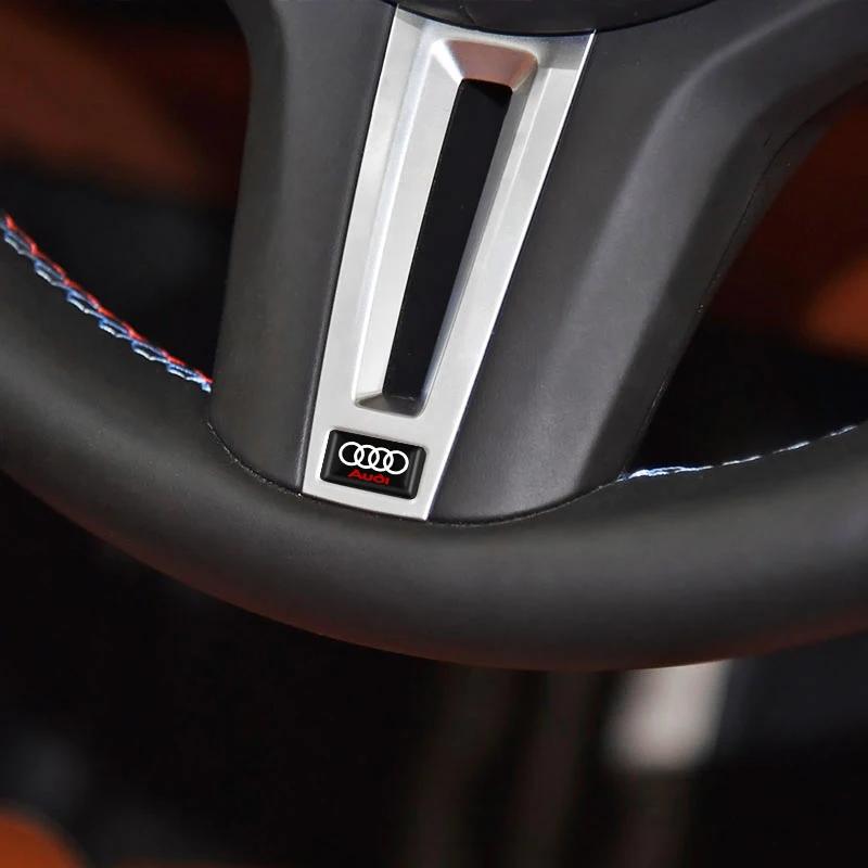 10 Stück Auto Innenraum Abzeichen Aufkleber 3D Epoxidharz Aufkleber Zubehör Für Audi A3 8P 8L 8V A4 B8 B6 B7 B9 A6 C6 C7 S5 A7 RS TT