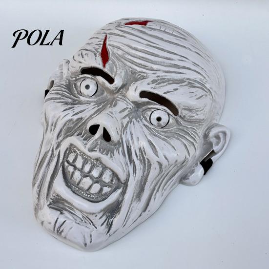 Realistic Zombie Mask Horror Halloween Mask, Full Face Breathable Eye & Nose Vents, Comfortable for Adults Adjustable Strap Adults, Scary Costume