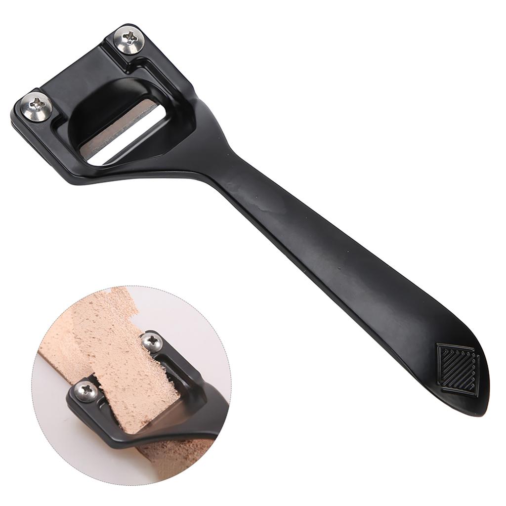 Leather Cutter US Type Carving Tools Craft Collection Alloy Portable for Hand Made Material(Silver