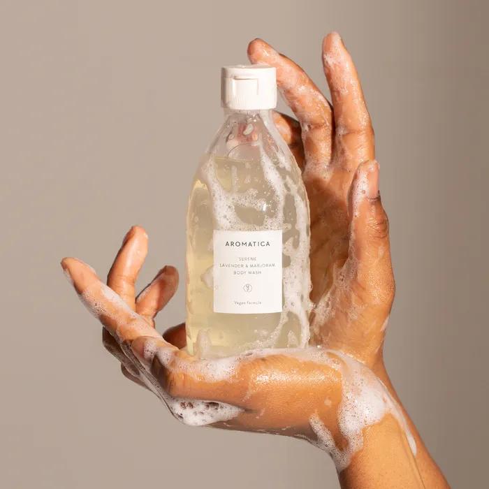 (Gift Wrapping) Lavender Body Wash & Body Lotion 2-piece set