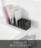 Yamazaki Pouch Amenity W5 x x Tower for Cosmetic Storage Item 10574 & Stand, Vertical, Black, D15.4 H4.6cm, Series, Samples, Amenities, Case,