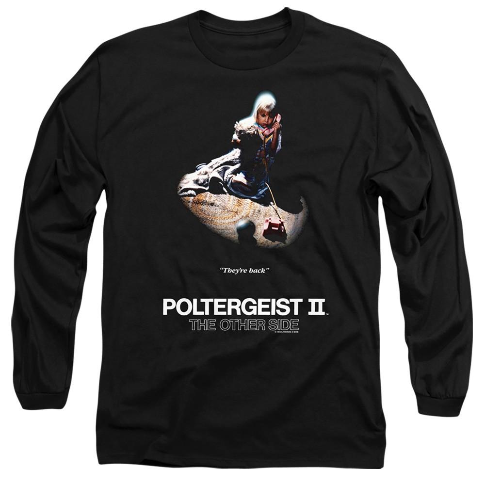 Poltergeist Ii Poster Long Sleeve T-Shirt S-2XL, Black