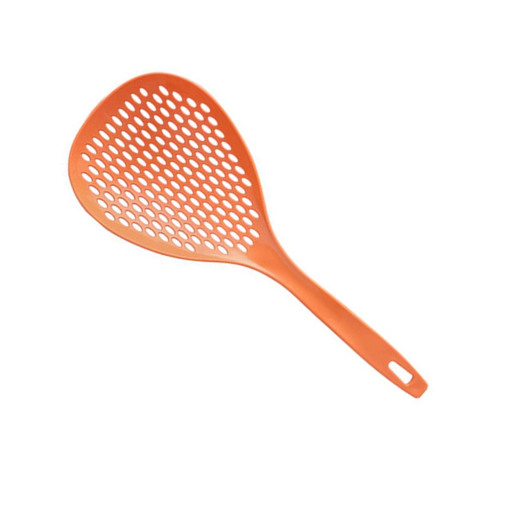 Slotted Spoon Plastic Heat Resistant Long Handle Multifunctional Japanese Style Skimmer Spoon