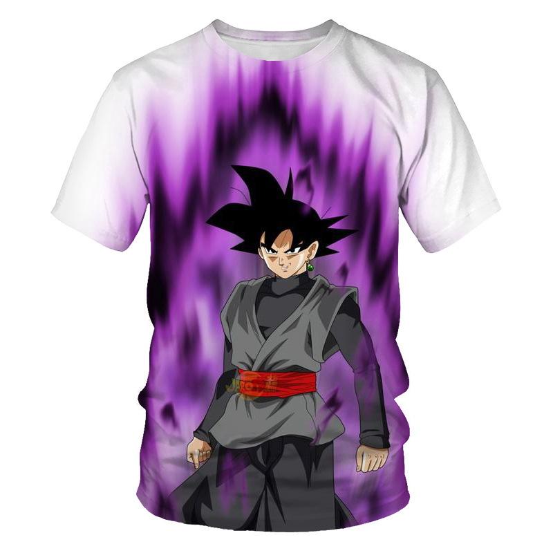 Haijian02 Anime Dragon Ball Goku Print T-shirts Cartoon Shirt Zomer Ademend T-shirt En Comfortabele T-shirts Herenkleding Tops XXXL