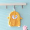 Hand Towel Kitchen Bathroom Draped Coral Velvet Cartoon Penguin Hand Towel Animal Thickening Absorbent
