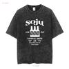 Soju Kimchi T-Shirt Koreanisches Essen lange oder kurze Ärmel Vintage Gewaschen Vielseitig Grafik Unisex Atmungsaktiv Bequem Lässig