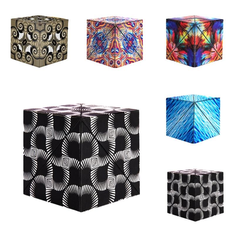 Beliebter Geometrischer Magischer Würfel Magnetisch 3x3 Puzzle Spielzeug Für Kinder Pädagogisches Und Stressabbauendes Material)