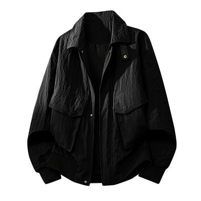 Herren Sport Arbeitskleidung Freizeitjacke Dünn Einfarbig Vielseitig Herren Modejacke