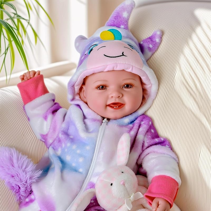 Lightweight Baby Doll Set – 15 Realistic Soft Doll for Girls, Easy to Carry & Hug – Pretend Play & Gift for Toddlers