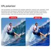 UV CPL Lens Filter for DJI Action 5 Pro Action 4/3 Camera Filter CPL UV Polarizing Filter for DJI Osmo Action Camera Accessories