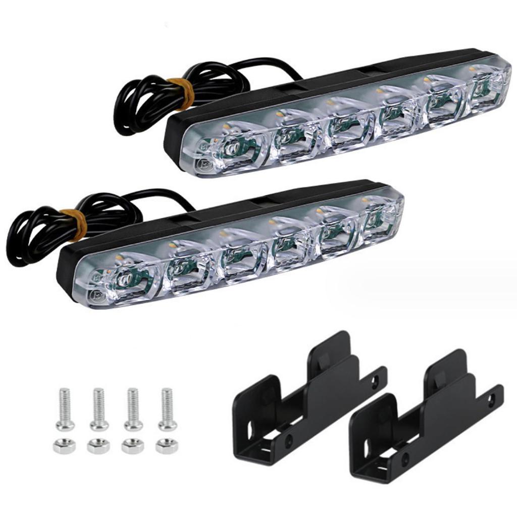 TIGRE BLANC LED Sequentieller Blinker, Fließende 6 LED, Universelles Tagfahrlicht, Hohe Helligkeit,