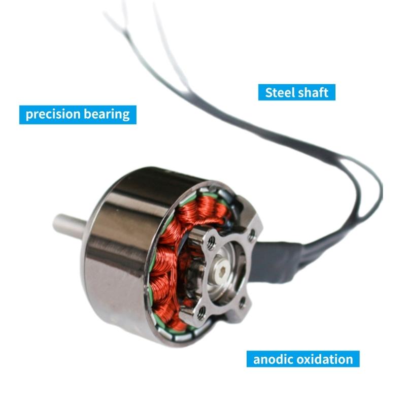 High Efficiency Drones Motor 2814 Series Precisions Bearings, Anodized Metal, 3-6S 730KV 830KV Power