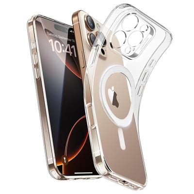 Voor Magsafe Magnetische Transparante Telefoonhoesjes Voor iPhone 16 14 13 12 11 15 Pro Max 16 Plus Transparante Cover Voor iphone 16 Pro Max Hoesje