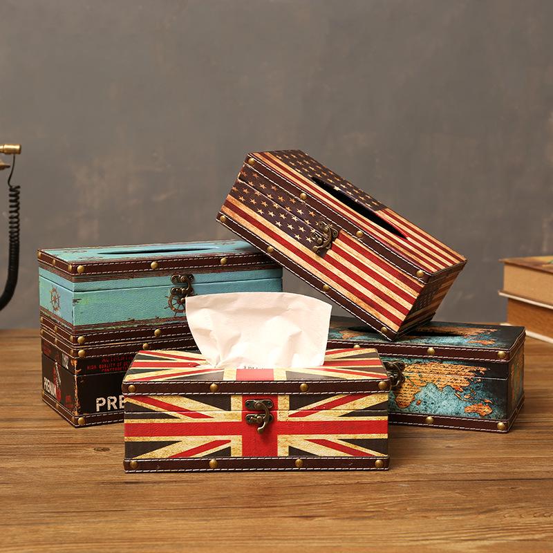 British-Style Waterproof Cylinder Tissue Box for Home, Car, or Restaurant