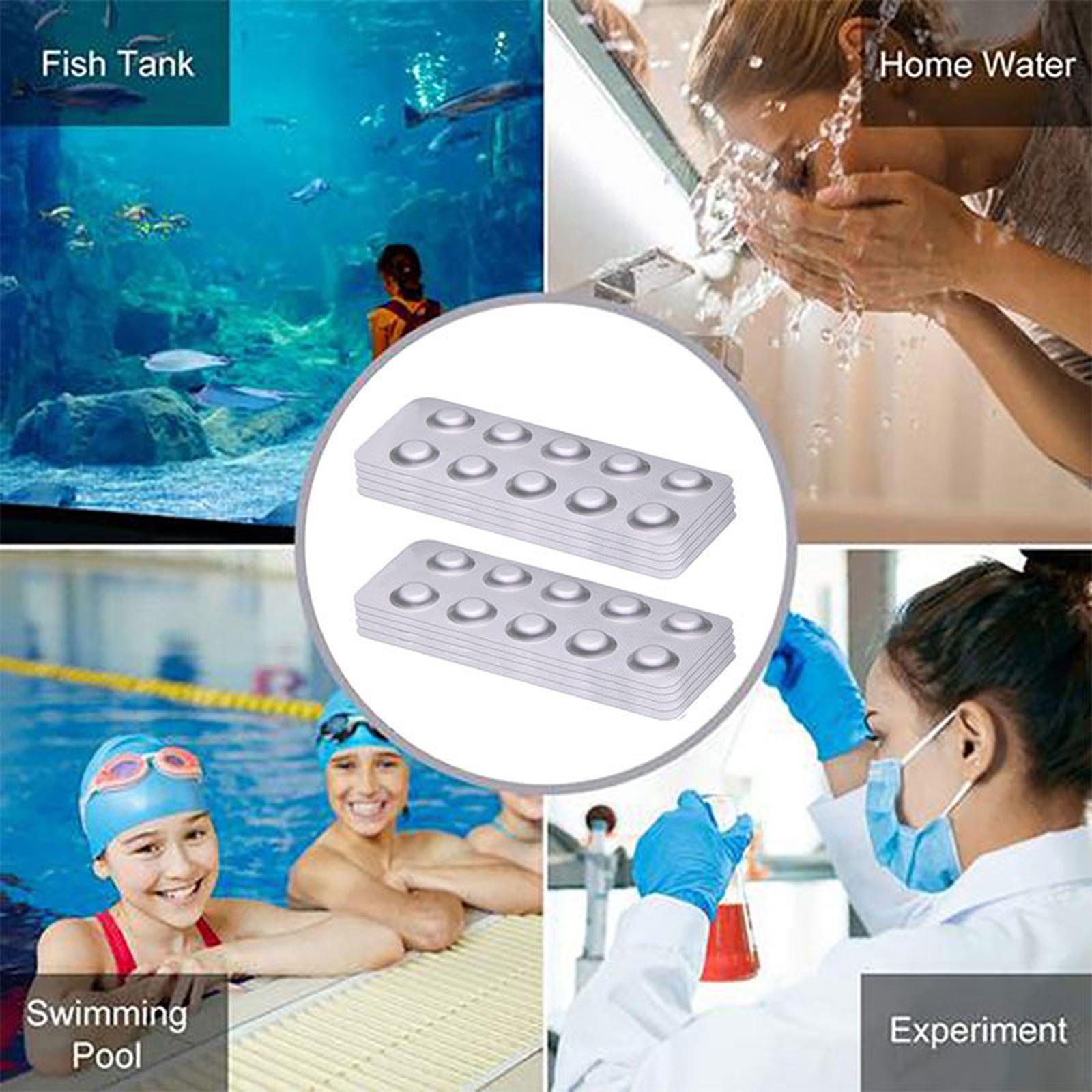 

Pool Tester Kit For Value Water Quality Test Tablets Value Phenol Red Test Tablets Swimming Pool Water Car one size срібний