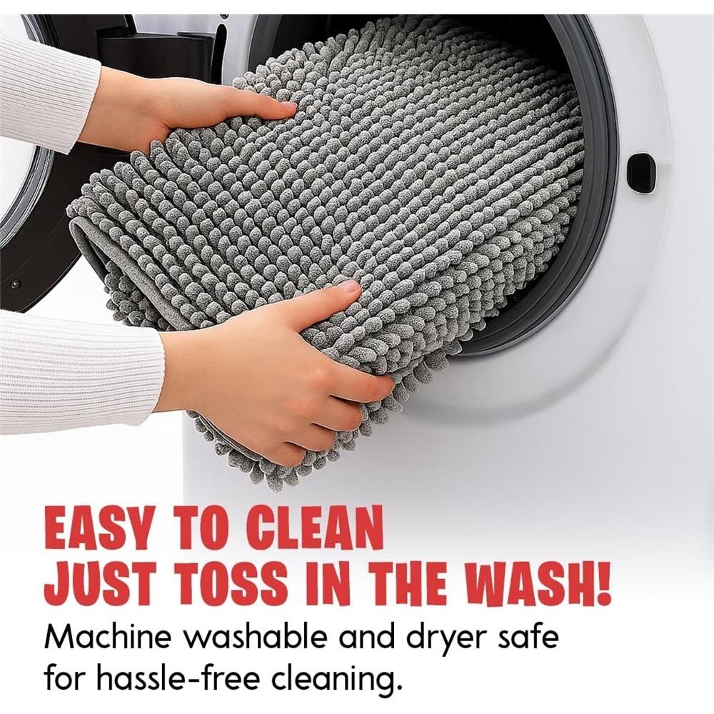 Nepromokavá podložka pro psy – Ultraabsorpční mikrovlákno, Protiskluzová podložka TPE, Rychleschnoucí – 16x24" Vstupní rohožka do interiéru pro domácí mazlíčky – Omyvatelná, 14 barev