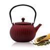 OULOVECO Iron Kettle, Induction Compatible, Teapot/Kyosu Compatible, Tea Strainer Included, Suitable for Direct Heat, Induction Cooktops, and Inductio