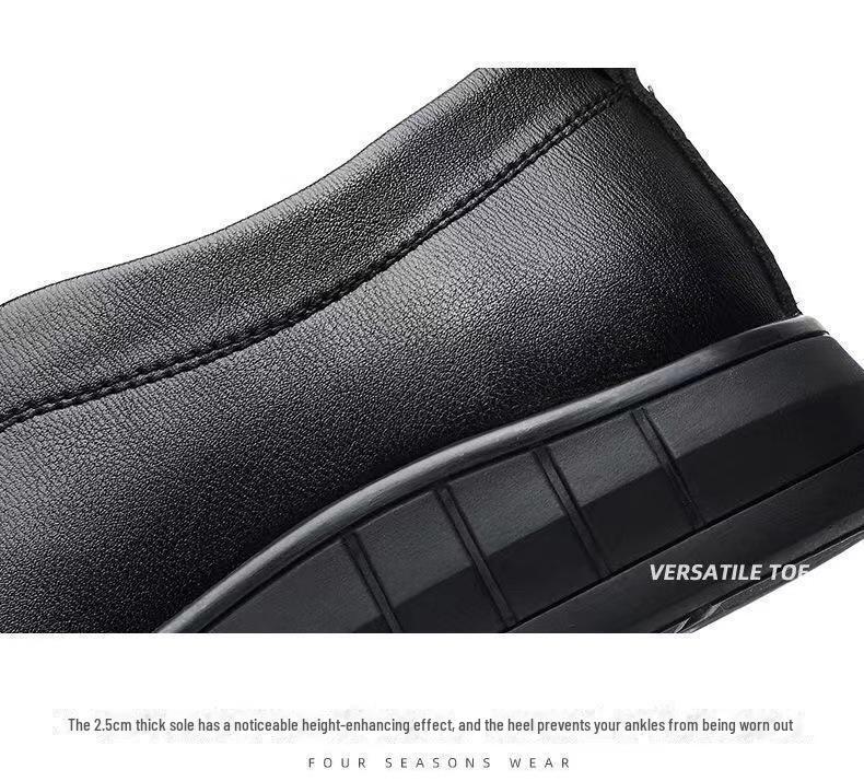 Pánské ležérní a společenské kožené boty na podzim 2024 - Pohodlné, všestranné, ideální pro pány středního věku a starší tatínky