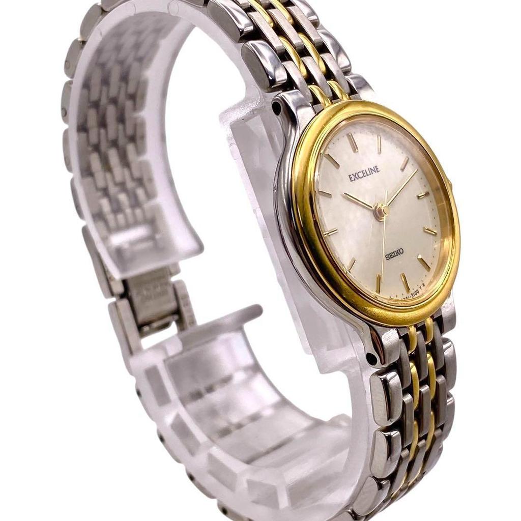 [USED] SEIKO Exceline Silver Round Women's Watch 1183