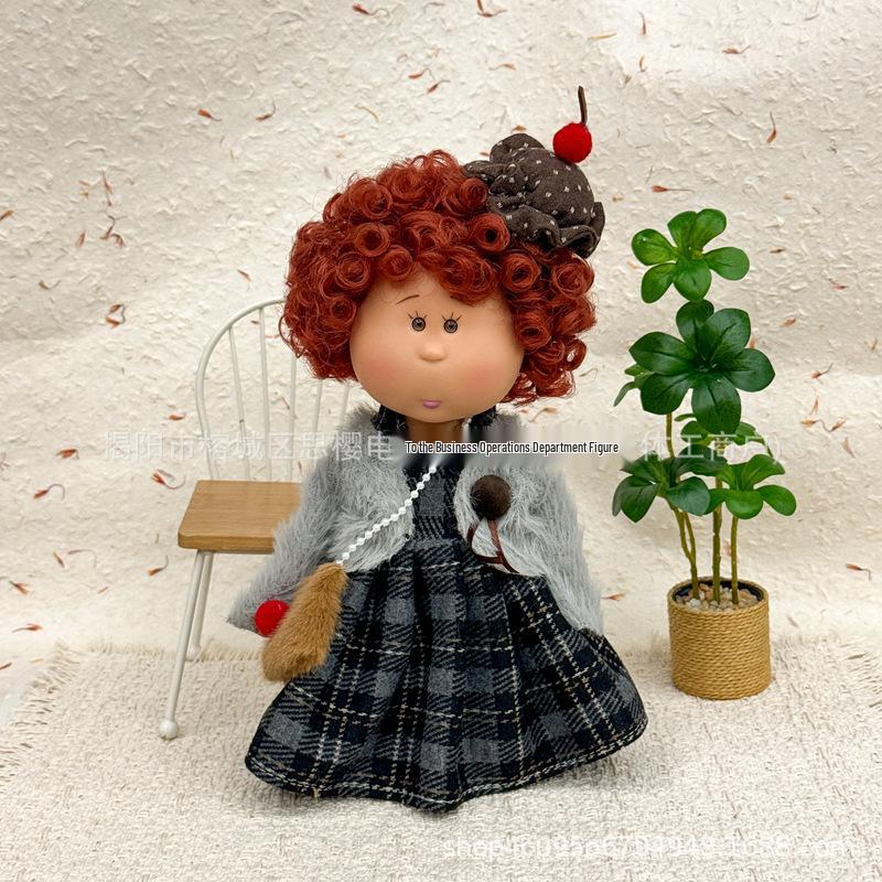 24cm Spanish Mia Potato Doll Dress-Up Set with Plush Outfit
