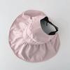 Cappello da Sole in Vinile a Tesa Larga con Parte Superiore Vuota Protezione UV Moda Facile da Abbinare Portatile Cappello da Pescatore a Nuvola