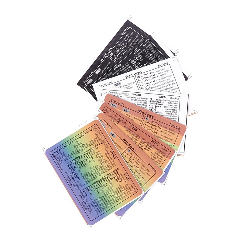 2 adesivi rimovibili per tasti di scelta rapida per tastiera di riferimento Windows/Word per computer, per una guida di riferimento rapido alla tastiera