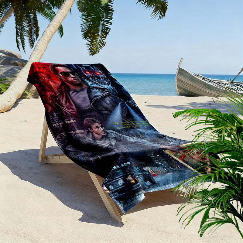 Action Heroes Unite beach towel Outdoor camping Portable for travel Absorbent bath towel quick-drying swim towel Outdoor pool towel
