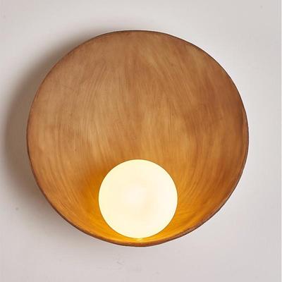 Zen-Muschel-Wandleuchte - Wabi-Sabi Japanischer Stil für Schlafzimmer- oder Flurdekoration