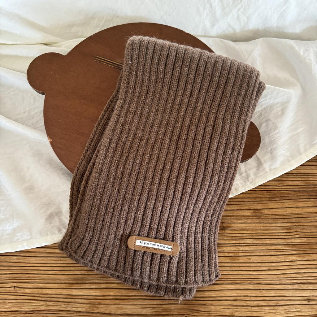 Children's Scarves  Winter Fashion Knitted  Ins Versatile  Boys' and Girls' Woolen Baby Scarves