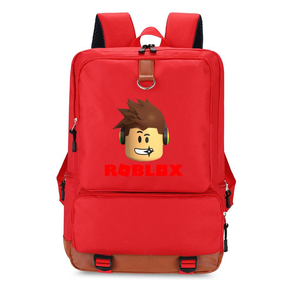 Virtual World Roblox Games Men'S And Women'S Backpacks Backpacks Student School Bags Travel Bags Computer Bags