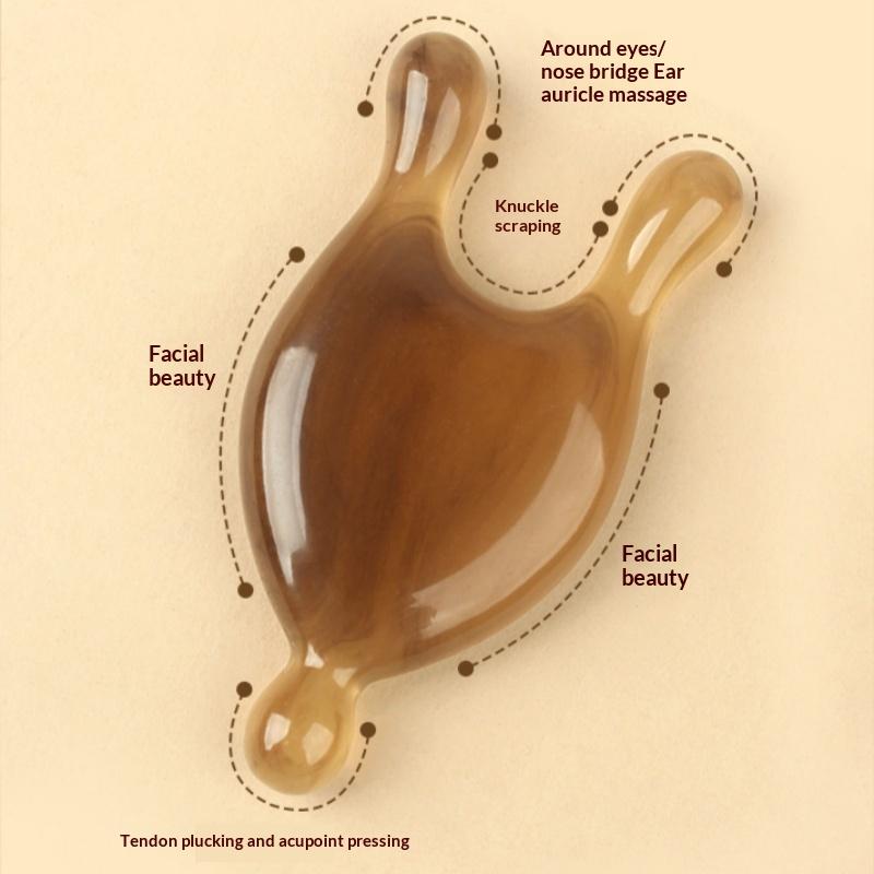 Resin Facial Guasha Tool for Skin Scraping Lifting and Natural Eye Spa Massage one size
