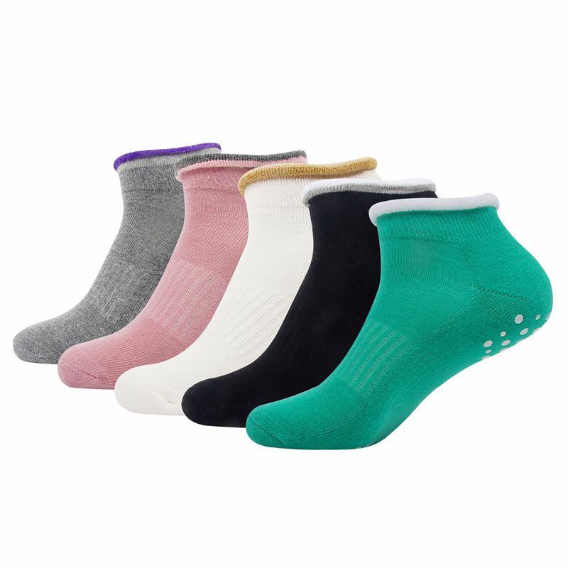 

5 Pairs Women s Professional Silicone Non Slip Indoor Sports Dance Fitness Hiking Multifunctional Yoga Socks 5 pairs fit 36-size 39