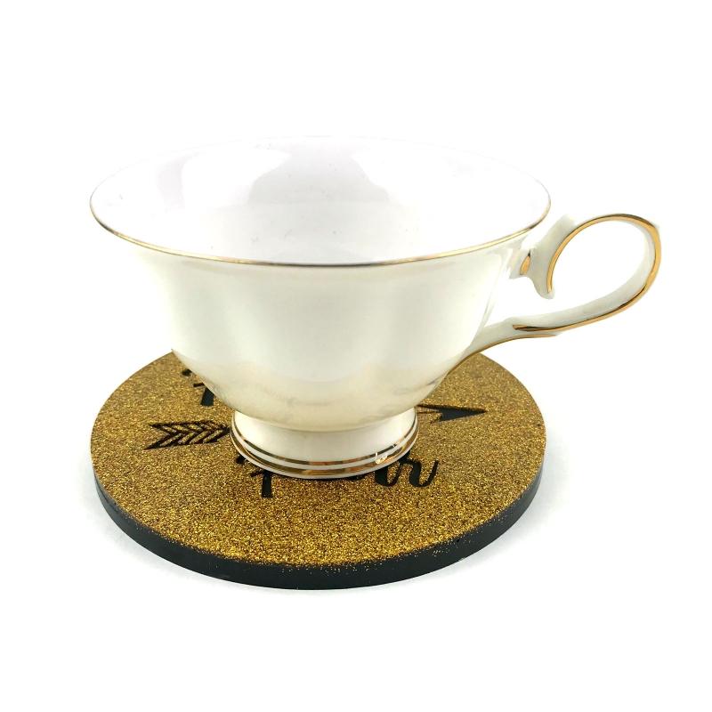 Resin Coaster Molds Round Storage Tray Mould Silicone Agate Coaster Molds Creative Faith Molds for Making DIY Craft