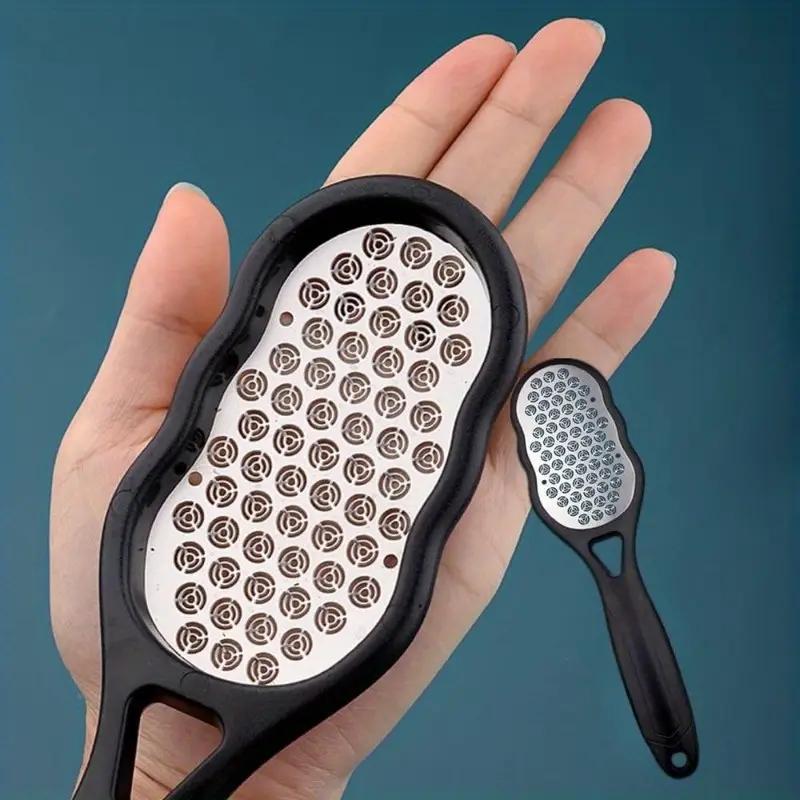 2026 Stainless Steel Foot File - Anti-Splash Ergonomic File with Coarse/Fine Grit, Durable for Home Pedicure & Holiday Gift