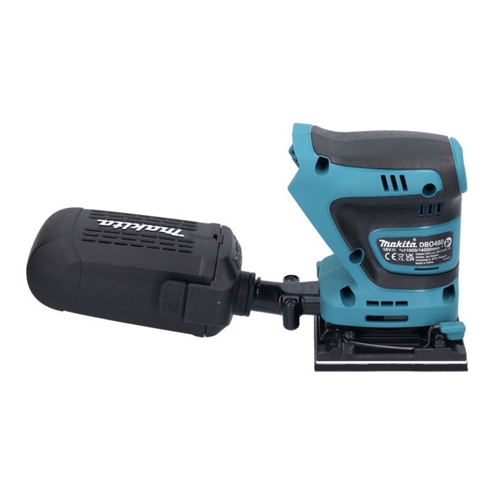 Ponceuse vibrante sans fil - makita - dbo480zj - 18v - ergonomique - coffret inclus