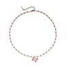 Korean Style Cute Sausage Dog Pendant Faux Pearl Necklace for Women