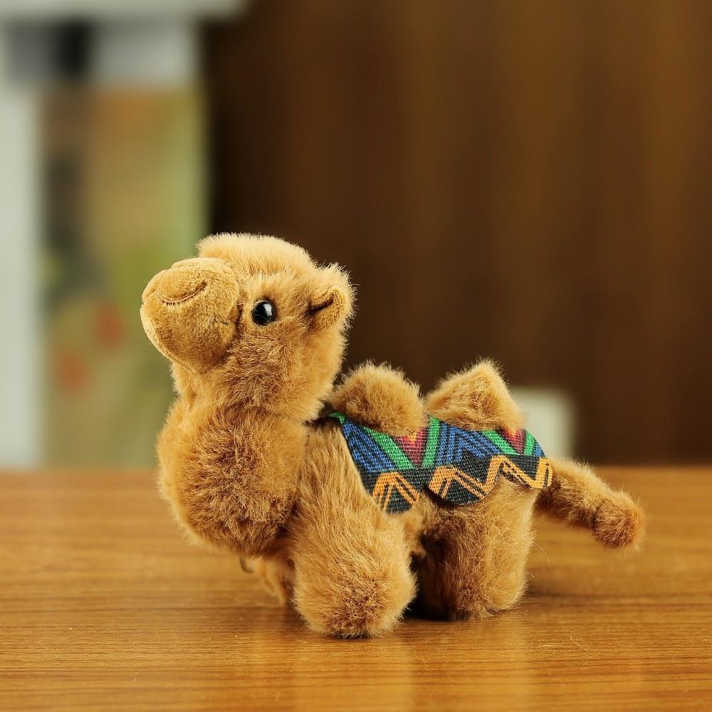 Cute Plush Camel Keychain Soft Plush Animal Camel Keychain Purse Accessories