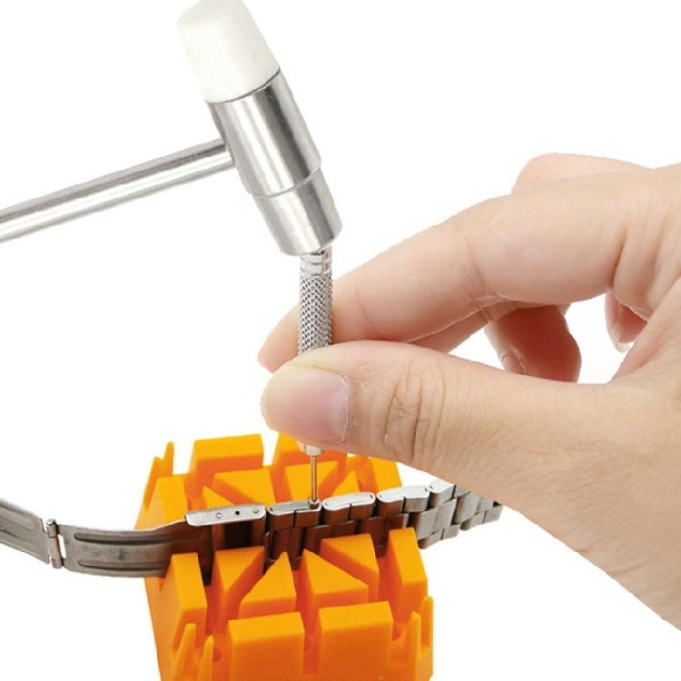 Watch Repair Kit 19Pcs for Watch Strap Link Removal and Adjustment Including Tweezer and Punches