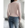 Damski top na jesień i zimę Temperament Slim Cardigan Rzędy guzików Długi rękaw Sweter