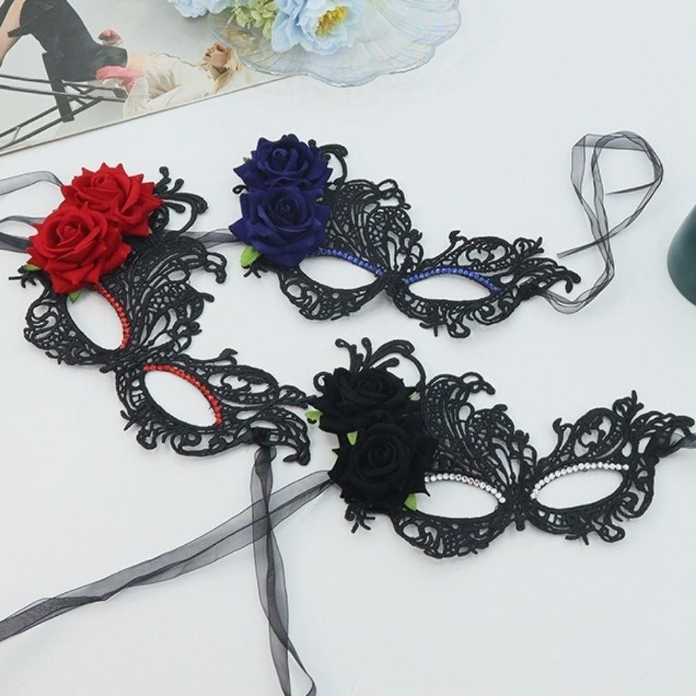 Seductive Style Masquerade Mask Cosplay Half-Face Lace Mask Party Occasion