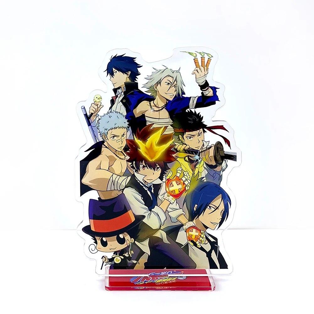Kateikyoushi Hitman Reborn! #B Style Sawada Tsunayoshi Yamamoto Gokudera Hibari Chrome Acrylic Stand Standee Toy Figure
