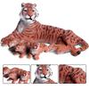 Realistic Mother Tiger with Cub Set: Male and Female Tiger Cubs Figurines