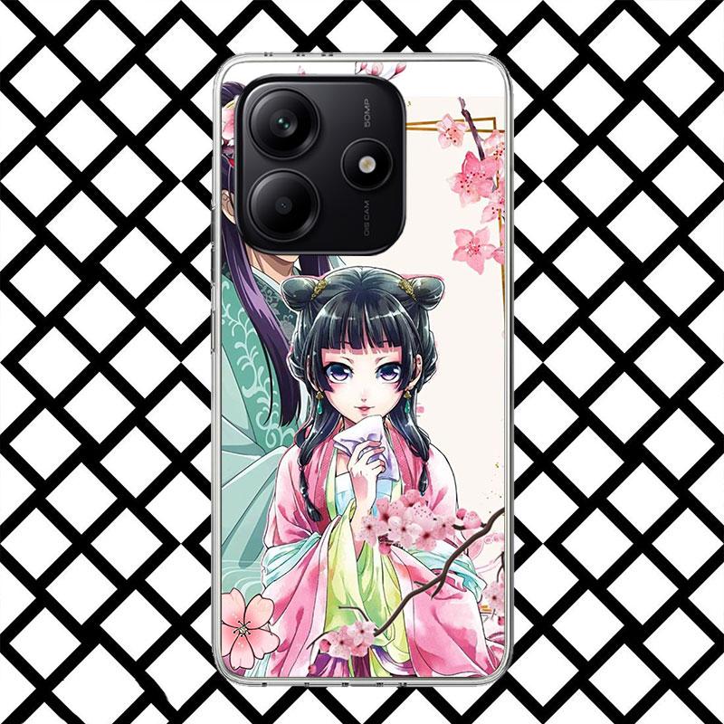 A-Apothecary D-Diaries Anime Phone Case for Xiaomi Redmi Note 15 14 14S 13 12 12S 11 Pro Plus 11E 11T 11S 10S 5G Soft Cover Fund