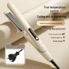 Dual-Purpose Ionic Hair Straightener & Curler - Portable Ceramic Plywood for Dry & Wet Use