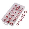 150Pcs Red Fiber Washer Assortment Kit 14 Sizes Flat Ring Washers Sealing Washers Set