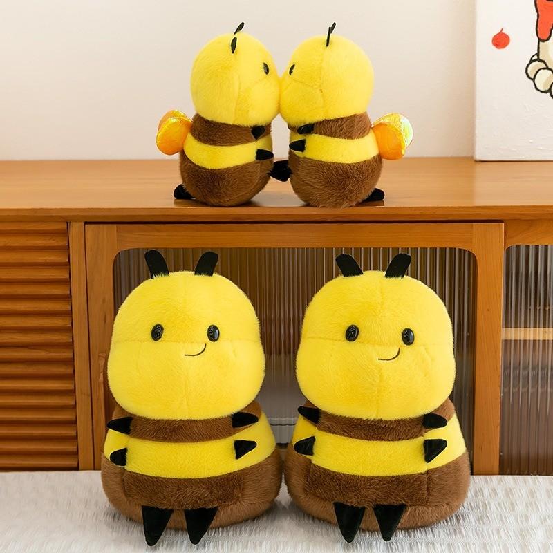 Cute Bee Plush Toy Cartoon Pillow For Kids Baby Gift Home Decor